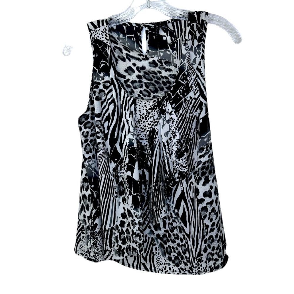 Ion’s Shell Top, Pleated and Ruffle top.       Size: Small